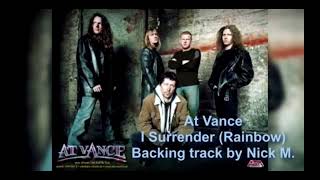 At Vance - I Surrender Rainbow cover backing track by Nick M