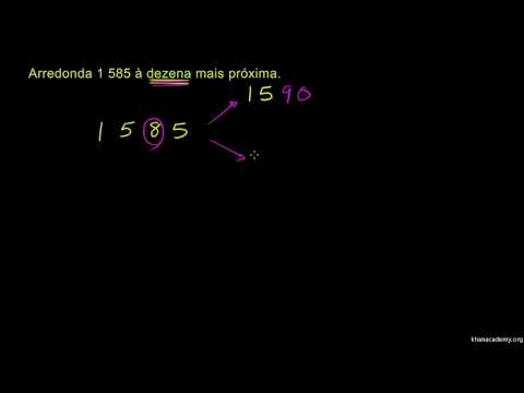 Arredondamento de números inteiros à dezena mais próxima (vídeo) | Khan ...