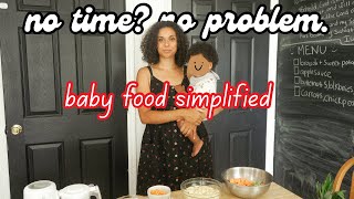 Baby Meal Prep for a Busy Mom of 3 | Homemade Baby Food Recipes + Grownsy Baby Food Maker Review