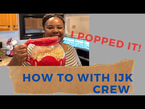How to pop popcorn using Micro-pop popcorn popper.