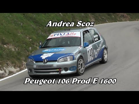 HILLCLIMB SALITA TRENTO - BONDONE 2021 / ANDREA SCOZ / PEUGEOT 106 PROD.E 1600