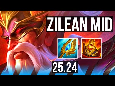 ZILEAN vs SYLAS (MID) | Perfect KDA: 3/0/16 | EUW Master | 25.24