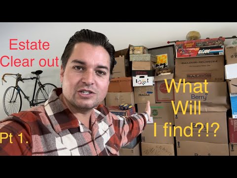 Pt 1  Collectors estate clear out! what will I find
