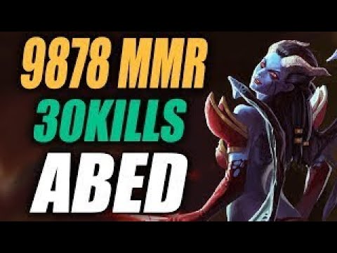 Abed • Queen of Pain • 30 KILLS • 9878MMR — Pro MMR Gameplay Dota 2