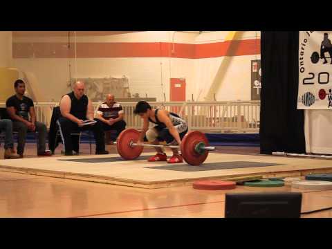 Niki Varbanov 82kg (180lbs) Snatch