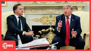 FULL MEETING: Trump & NATO Chief Rutte on Iran,Turkey, F-35 Jets, NATO Funding,Global Security |AC1E