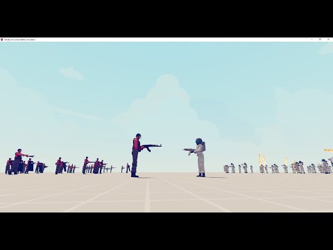 TABS - Military Vs Space Faction Totally Accurate Battle Simulator