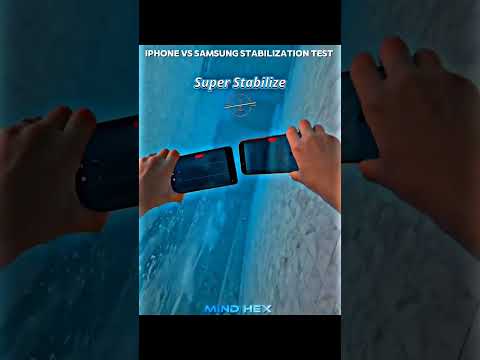 iphone Vs samsung underwater camera stabilization test ☠️ #trending #shorts #viral