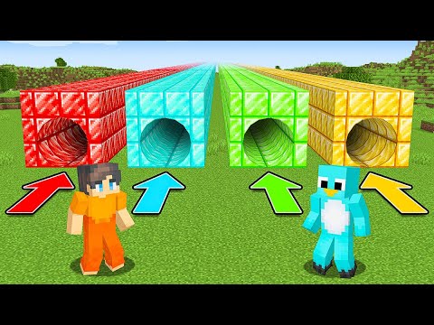 Deadly Tunnel Choice in Minecraft