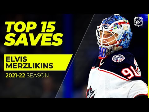 Top 15 Elvis Merzlikins Saves from 2021-22 | NHL