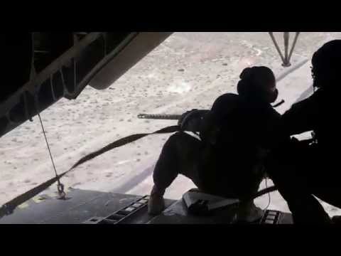 Firing the Gau-21 Out of the Rear of a CH-53