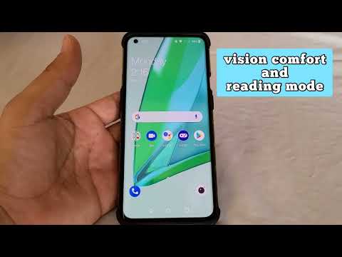 Vision Comfort View Mode and Reading Mode Oneplus 9 Pro
