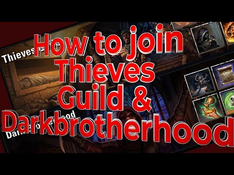 How to join the Thieves Guild and join the Dark Brotherhood in ESO - thieves guild skill line