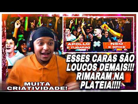 PH REACT / (PULOU DO PALCO) APOLLO E TUBARÃO X NEO E SPIKE | SEGUNDA FASE | 275ª Batalha da Aldeia