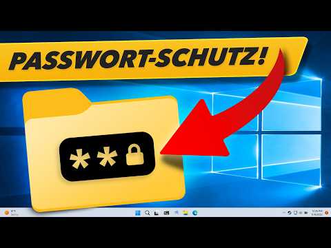 Dateien / Ordner mit Passwort schützen - Windows 10 / 11