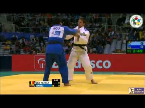 Judo 2013 World Championship Rio de Janeiro: van Tichelt (BEL) - Ibanez (ECU) [-73kg]