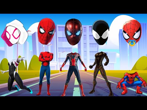 TEBAK GAMBAR TOP SUPERHEROS AVENGERS | WRONG HEAD AVENGERS TEAM SPIDER MAN, MARVEL, HULK, VENOM 3