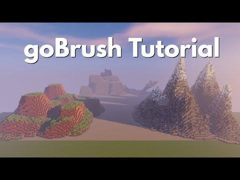 goBrush tutorial! - Easy and Simple Minecraft terrain!