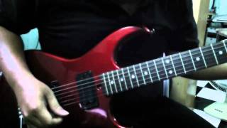 Video thumbnail for Demo of  Aria Pro 2 RS InaZuma-V guitar by Loc Lam
