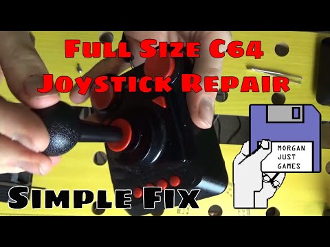 Full Size C64 / Maxi Joystick Repair Video - Simple Fix