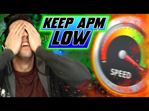 Pro Player tries very low APM but Hilariously FAILS - WC3 - Grubby