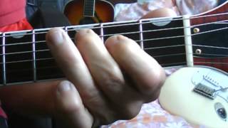 The Ventures   Walk Don't Run     (Tutorial)  Played Mr Fingerdancer