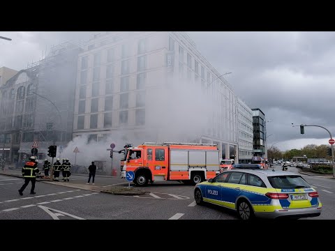 Feuer im Hamburger Hauptbahnhof