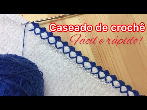 CASEADO DE CROCHÊ N° 2 (CRUZADO DUPLO)