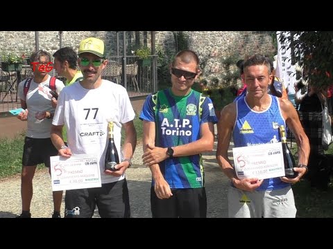 Le premiazioni dei primi tre classificati - Corsa 5 e 2 laghi 2022