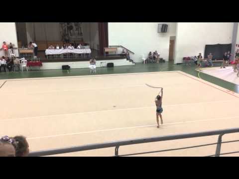 Cyprus championship 2015. Category A (2006-2007) Trimailova Victoria (2nd place) rope