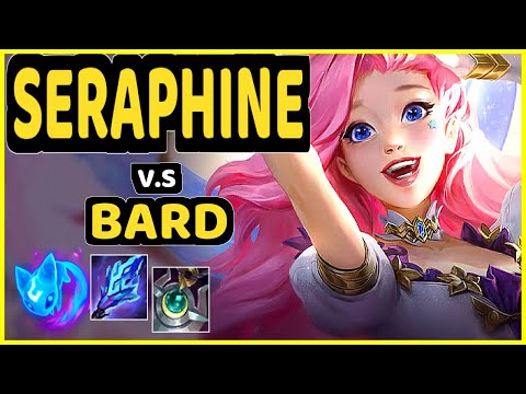 SERAPHINE vs BARD - BOTTOM SUPPORT GAMEPLAY - EUW Ranked MASTER