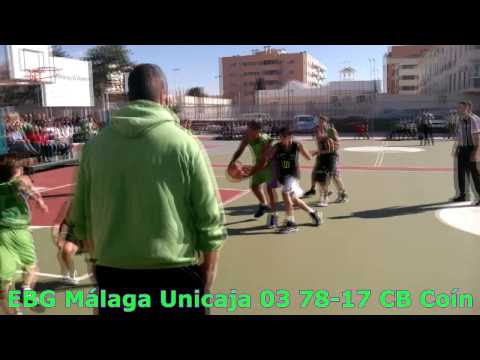 J2 Minibasket Masculino: EBG Málaga Unicaja 03 - CB Coín