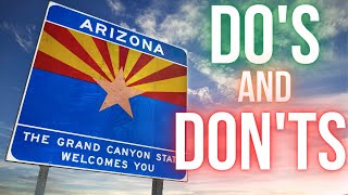 Do's and Don'ts Living in Arizona
