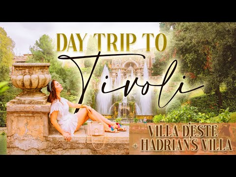 A DAY IN TIVOLI VLOG: VISITING VILLA D'ESTE + VILLA ADRIANA (HADRIAN'S VILLA) | Day trip from Rome