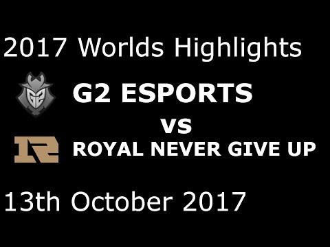 G2 vs RNG HIGHLIGHTS 2017 WORLDS GROUP STAGE DAY 6 GROUP C