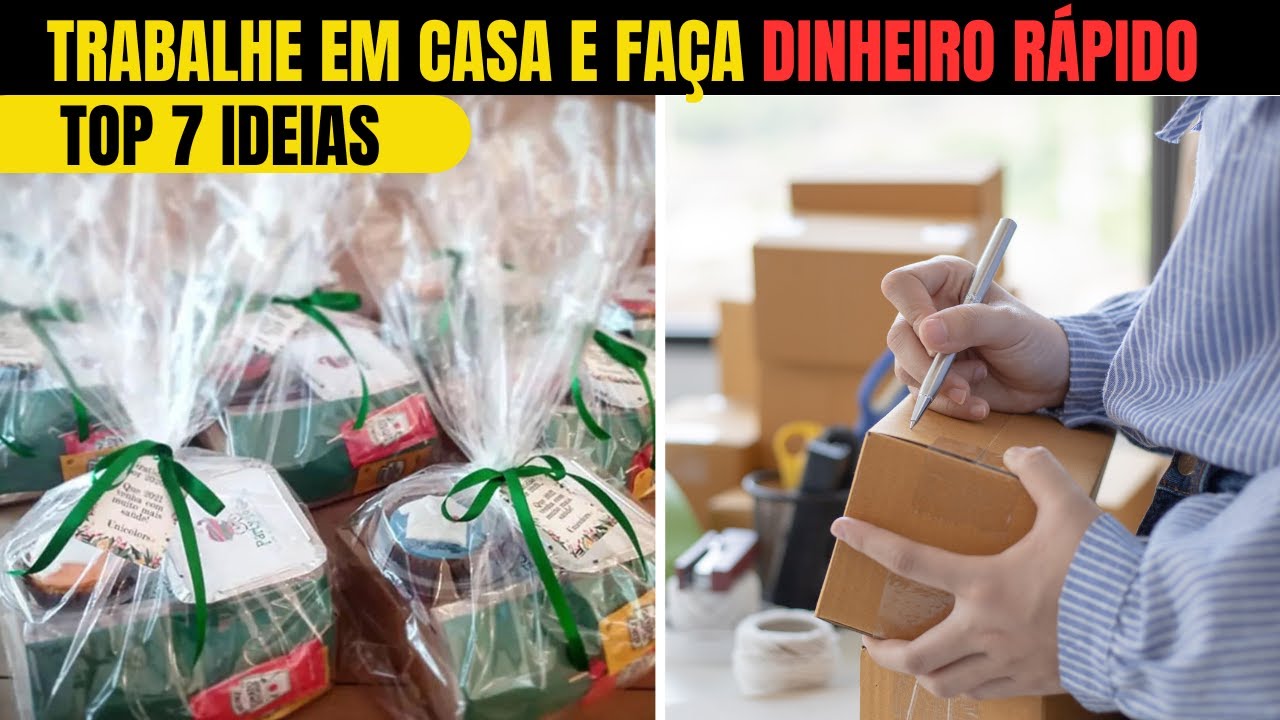 7 Top NEGÓCIOS para COMEÇAR EM CASA e FATURAR RÁPIDO