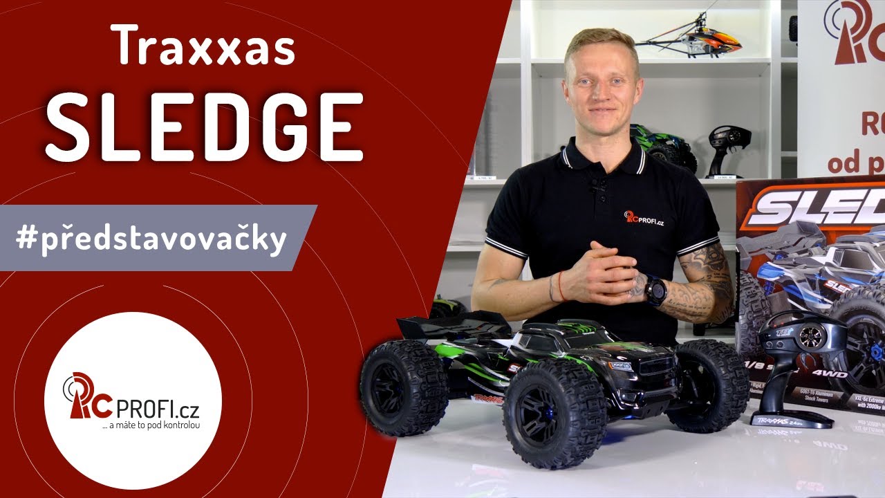 Traxxas Sledge 1:8 RTR oranžový