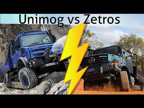 Mercedes Unimog vs  Mercedes Zetros Off Road Test - CAR TV TFLNOW DIY GARAGE Auto Show Doug DeMuro