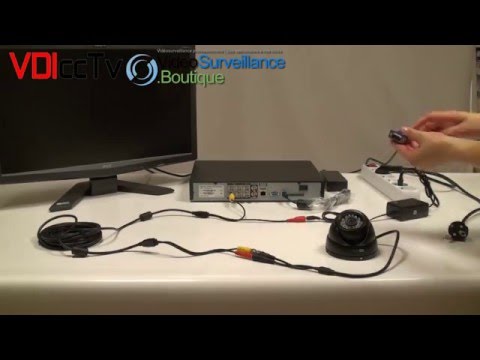 installation camera de surveillance et enregistreur numérique vidéo surveillance