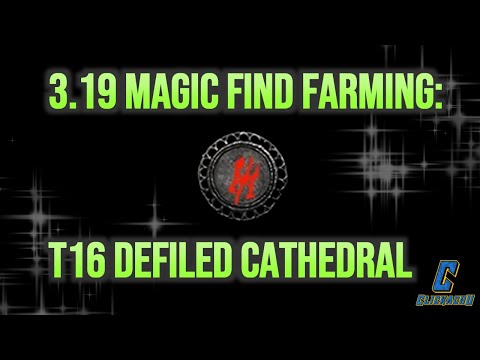 PoE Magic Find Maps (32) - Defiled Cathedral