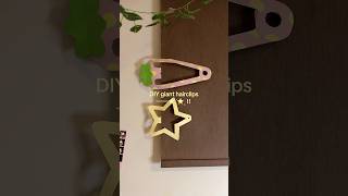 DIY giant hairclip tutorial 🍰 room decor