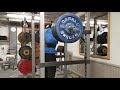 Safety squat bar 182kg 12 reps, bodyweight 88kg