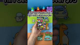 Day 100 Of Pack A Day Till I Get A Card Over $75 #pokémon #packopenning #pokemoncards #pokemontcg