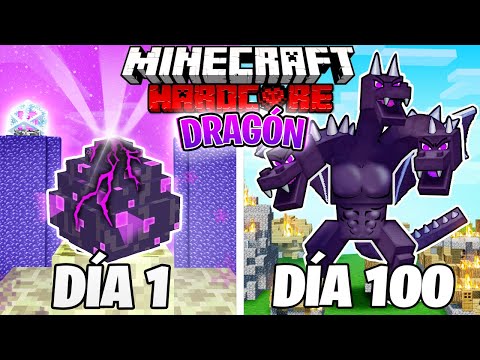 SURVIVED 100 DAYS as a DRAGON ENDER in MINECRAFT HARDCORE!