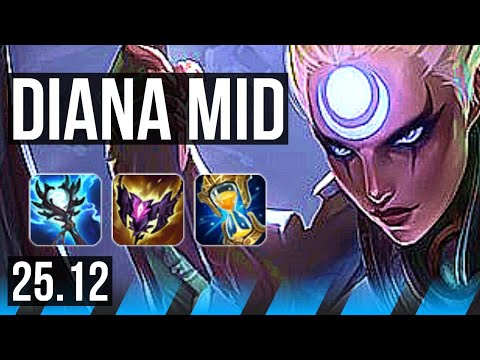 DIANA vs LEBLANC (MID) | Legendary, 45k DMG | EUW Master | 25.12
