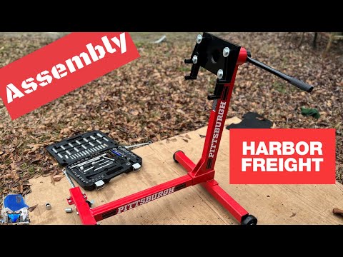 How To Assemble - HARBOR FREIGHT -  1000lb. Capacity Engine Stand :2022 Version.