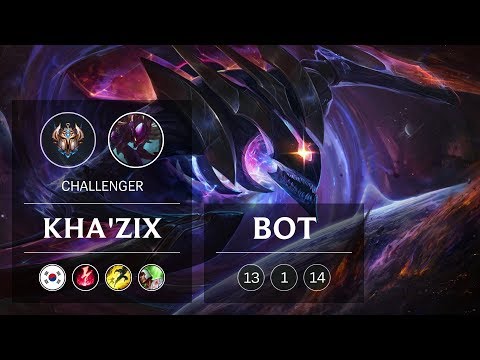 Kha'Zix Bot vs Caitlyn - KR Challenger Patch 8.24