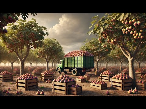 How Japanese Farmers Harvest Giant Figs, Innovative Cultivation Technology