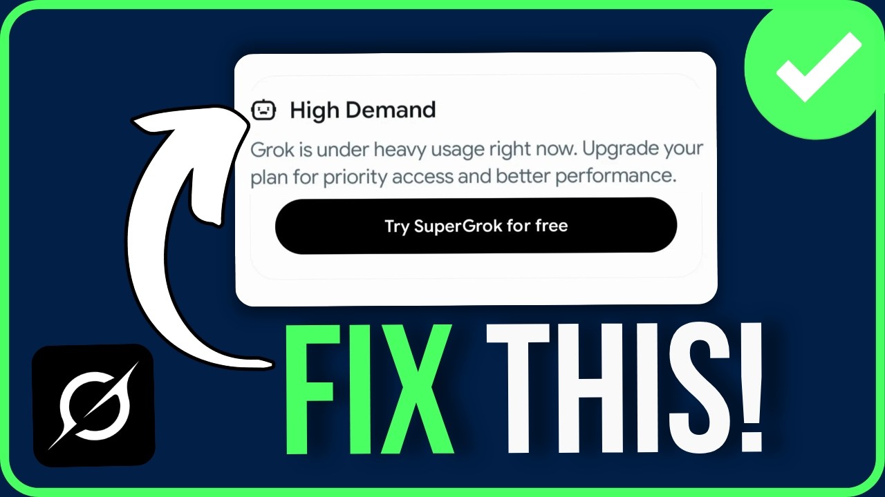 GROK HIGH DEMAND ERROR 2026 [FIXED] | Grok is Under Heavy Usage Right Now Problem