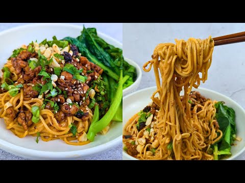 Tempeh Dan Dan Noodles Recipe | Vegan Vegetarian Plant-Base Cuisine | Better Than Takeout